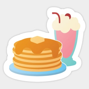 Pancake or Milkshake Sticker